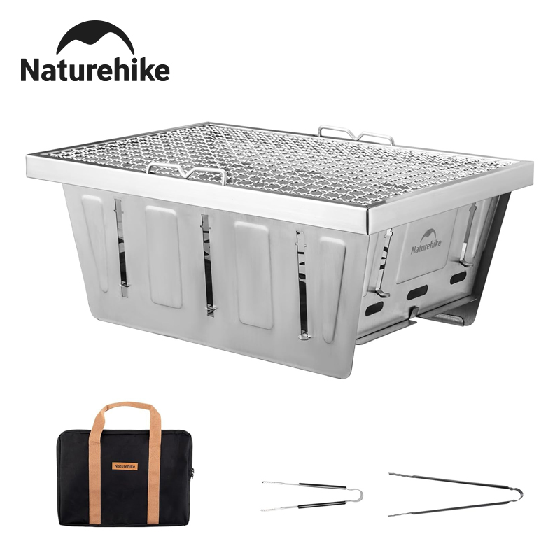 Camping Cooking Table - Naturehike Camping-Holzkohlegrill für IGT-Tisch, tragbarer zusammenklappbarer