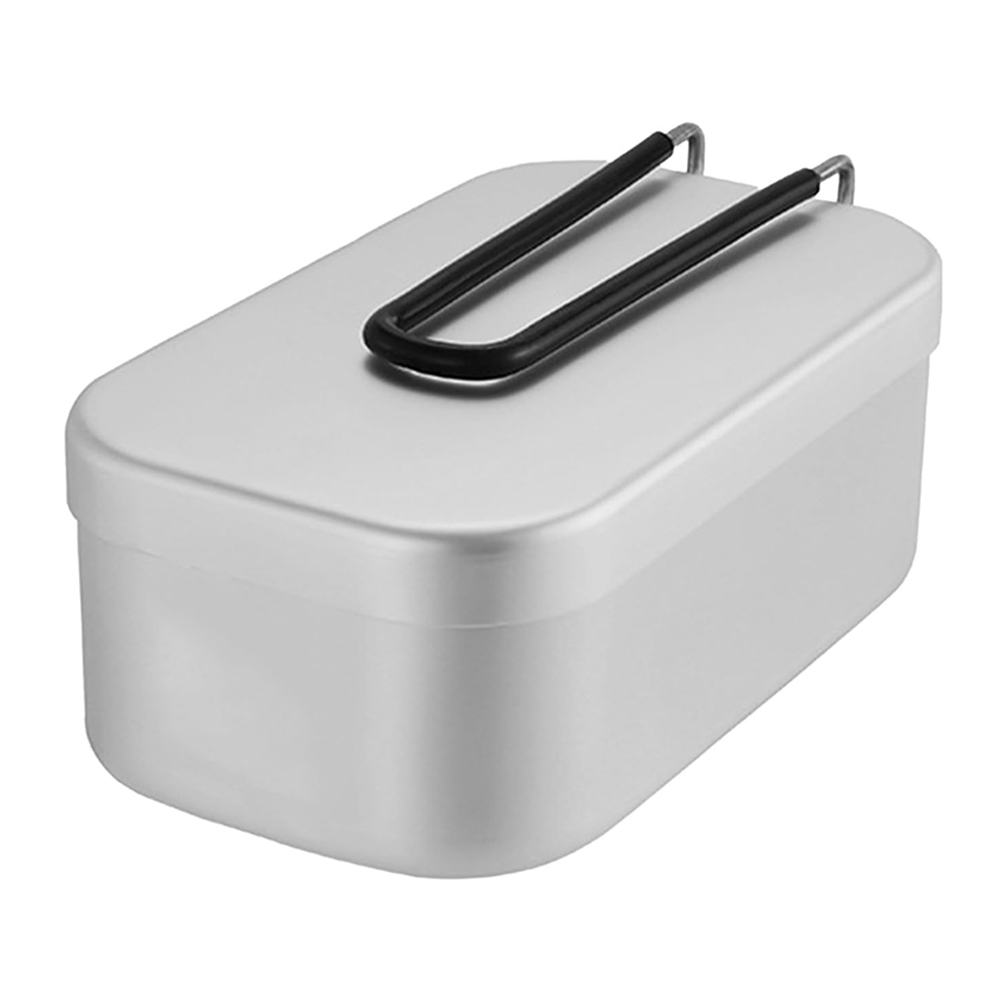 Camping Cooking Container - 800ML Aluminium Mittagessen Boxen Outdoor Camping