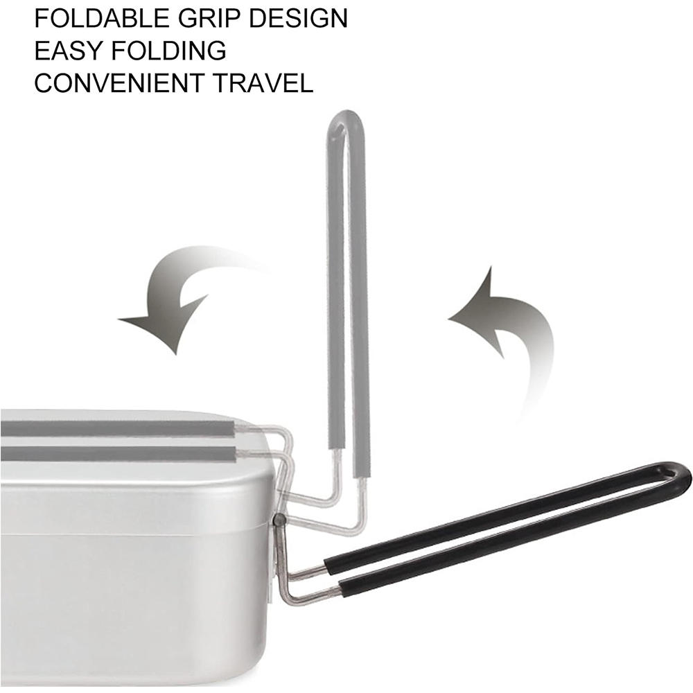 800ML Aluminium Mittagessen Bo – Camping Cooking Container Bewertung und Preis